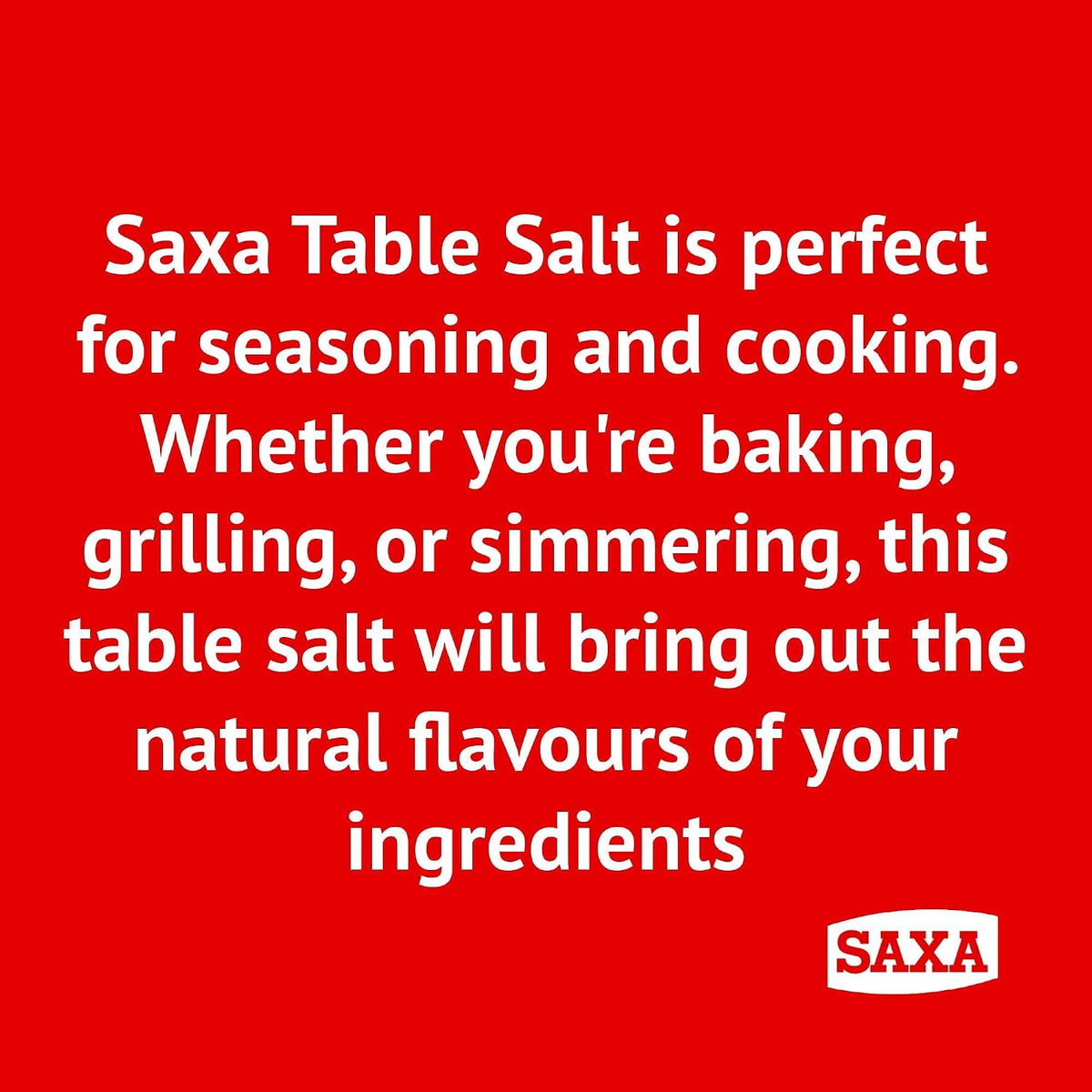 Saxa Fine Table Salt for Table & Cooking, 750 g Drum (1-Pack)