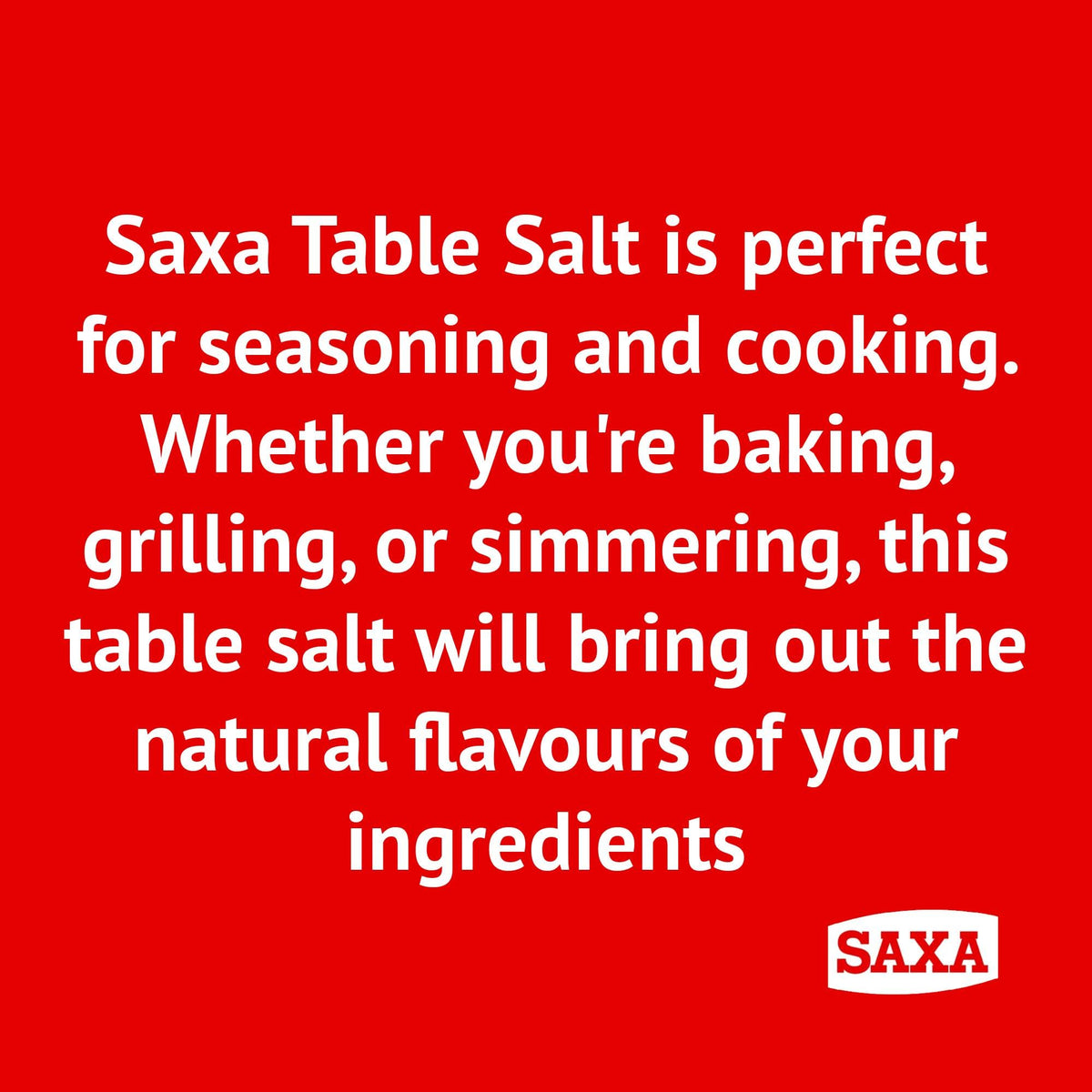 Saxa Fine Table Salt for Table & Cooking, 750 g Drum (1-Pack)