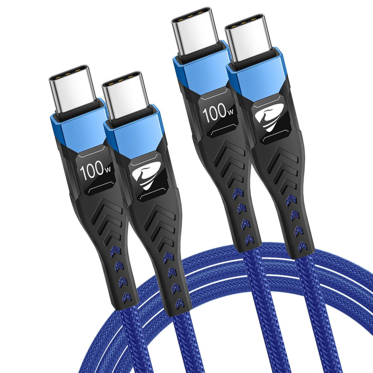 USB C to USB C, 100W 5A Fast Charging Cable [2Pack/2M] USB Type C Charger Fast Charge Lead Usbc to Usbc Cable for iPhone 15 16 17 Pro Max Plus iPad Pro MacBook Samsung Galaxy S23 S22 S24 S25 Ultra etc