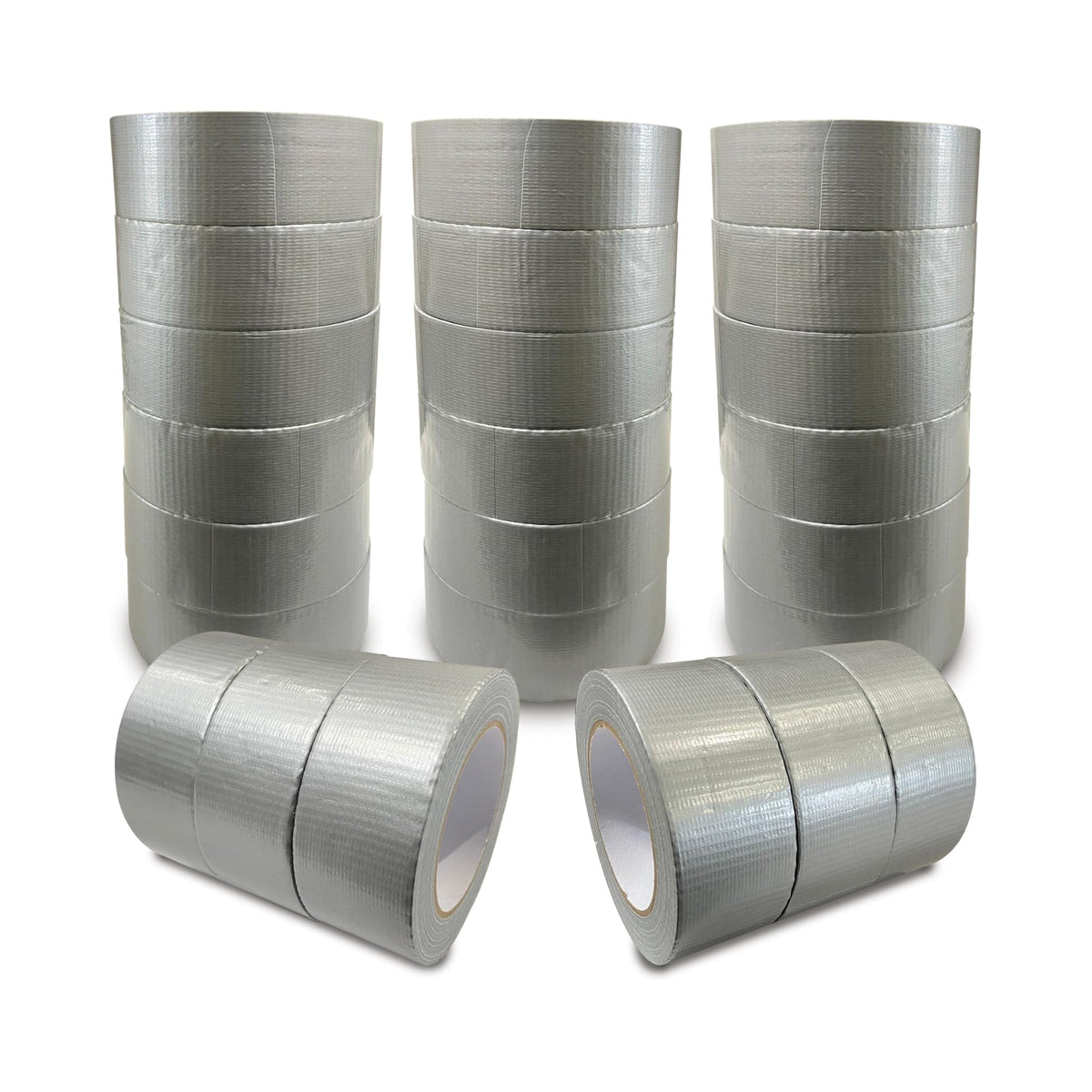 JeeJaan® 3 Rolls of Yellow Duct Tape 50mm x 50m Heavy Duty Waterproof Gaffa Tape for Electrical Plumbing Use Strong Adhesive Durable Ideal for Sealing Fixing and Wrapping Projects