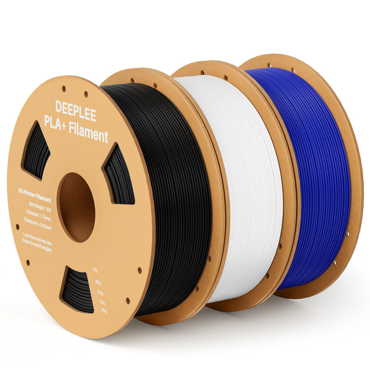 DEEPLEE PLA Plus 1.75mm Filament White 1kg