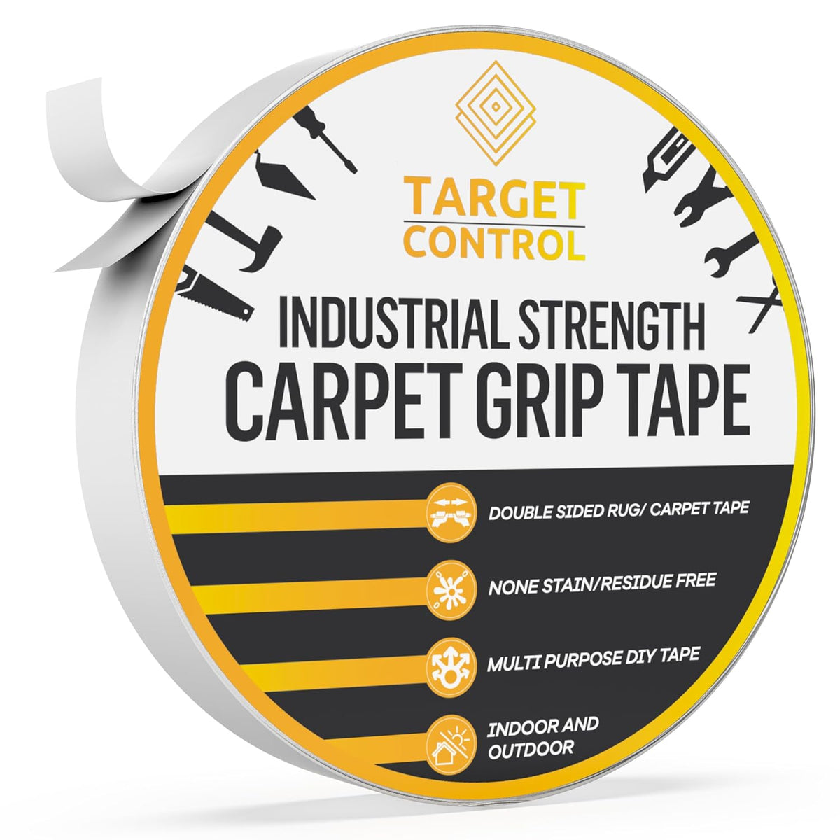 Double Sided Carpet Tape Heavy Duty Rug Gripper 50ft