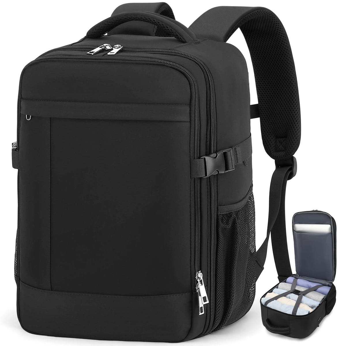 Lossga Ryanair Cabin Bags 40x30x20 Underseat Carry-ons Travel Backpack (Pack of 2)