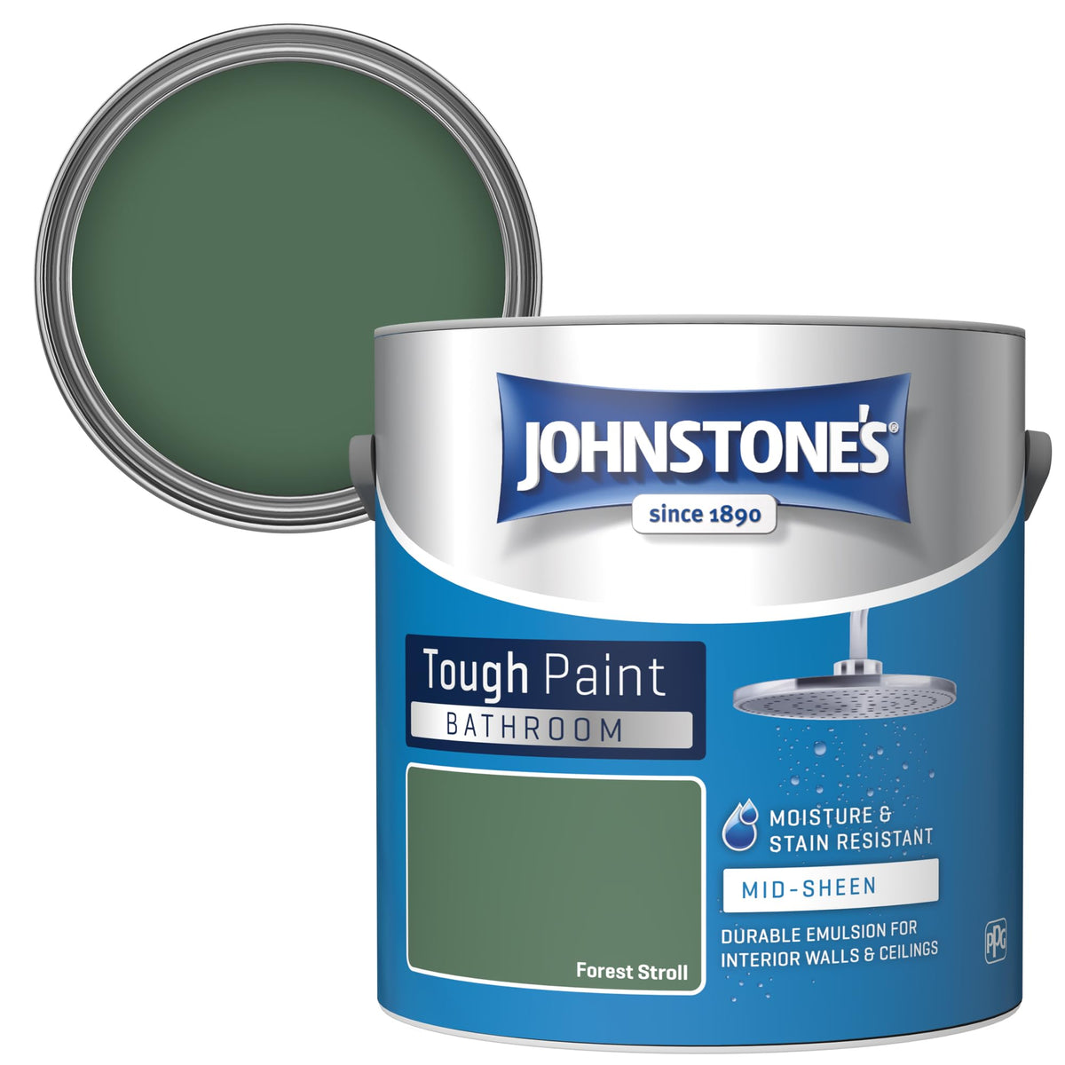 Johnstone's - Bathroom Wall & Ceiling Paint - Seashell - 2.5L