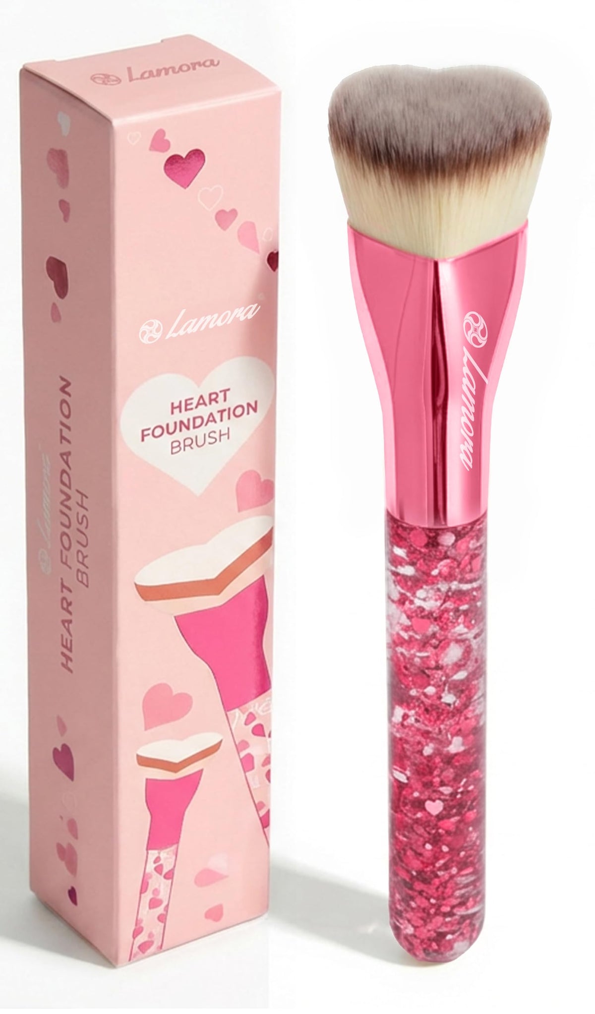 Make Up Brush Foundation Kabuki Flat Top, Perfect For Blending Liquid Cream