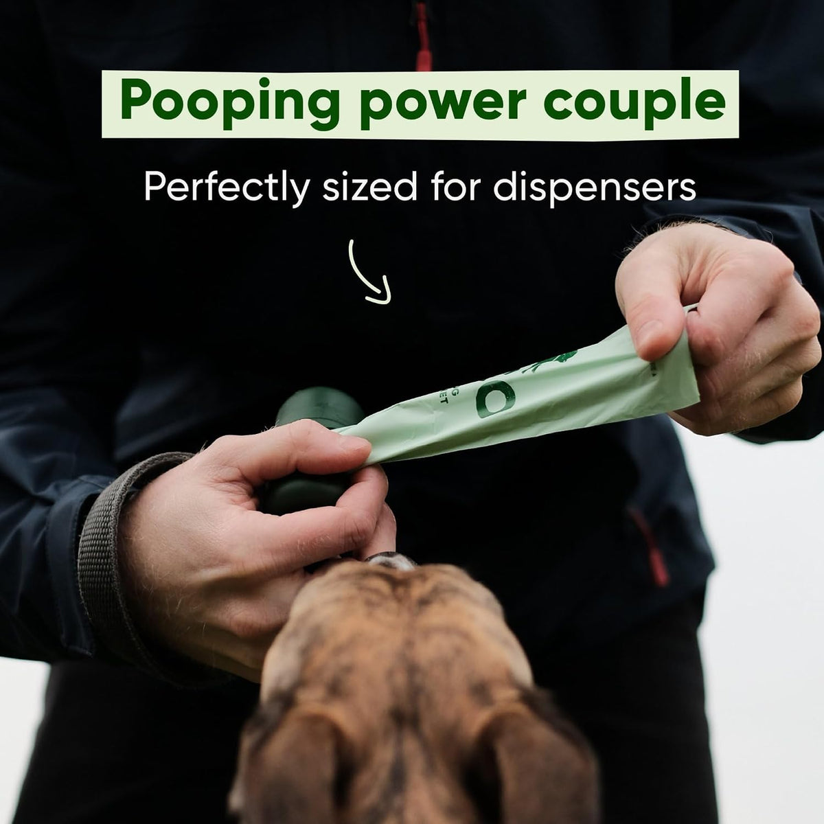 Beco Dog Poo Bags, 94% Recycled Plastic, Unscented Refill Rolls, 270 Bags