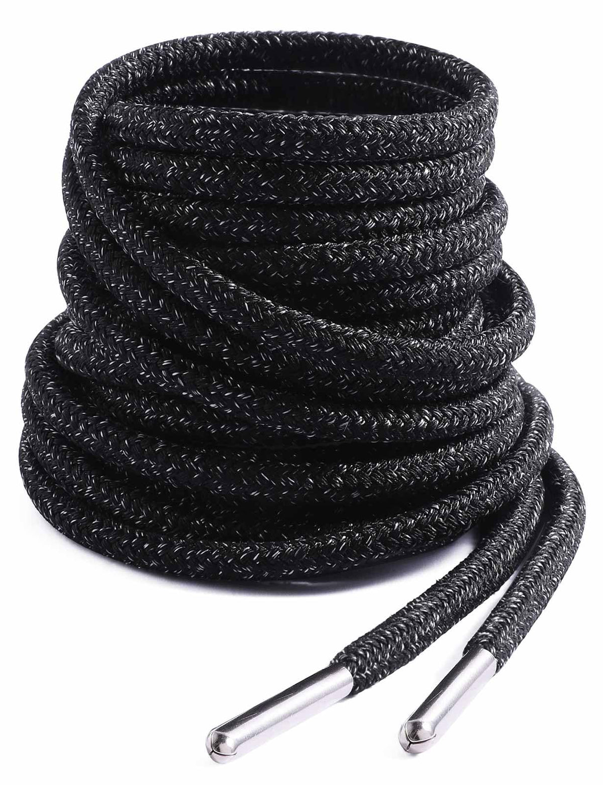 VSUDO Round Boots Laces, 4mm Diameter Work & Hiking Shoe Laces for Boots