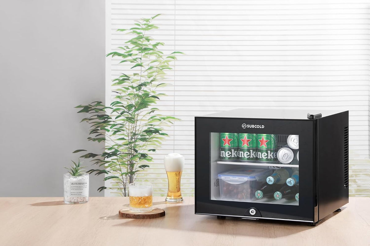 Subcold Aire20-G Mini Fridge | 20L | Frost-Free | Glass Door | LED