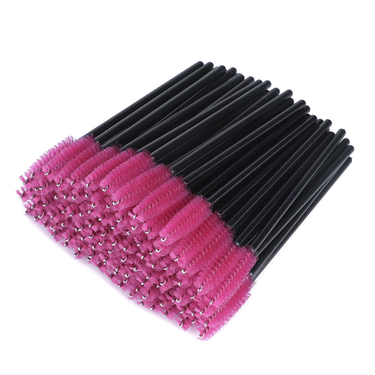 G2PLUS 100 PCS Black Disposable Eyelash Brushes Spoolies: