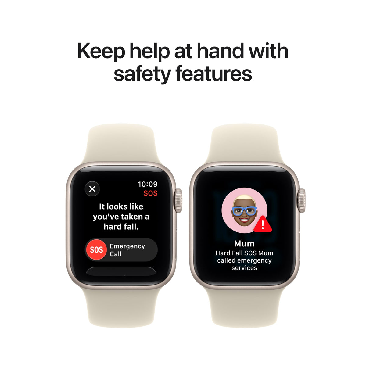 Apple Watch SE 3 GPS 40mm Smartwatch with Starlight Aluminium Case with Starlight Sport Band M/L. Fitness and Sleep Trackers, Heart Rate Monitor, Always-On Display, Water Resistant