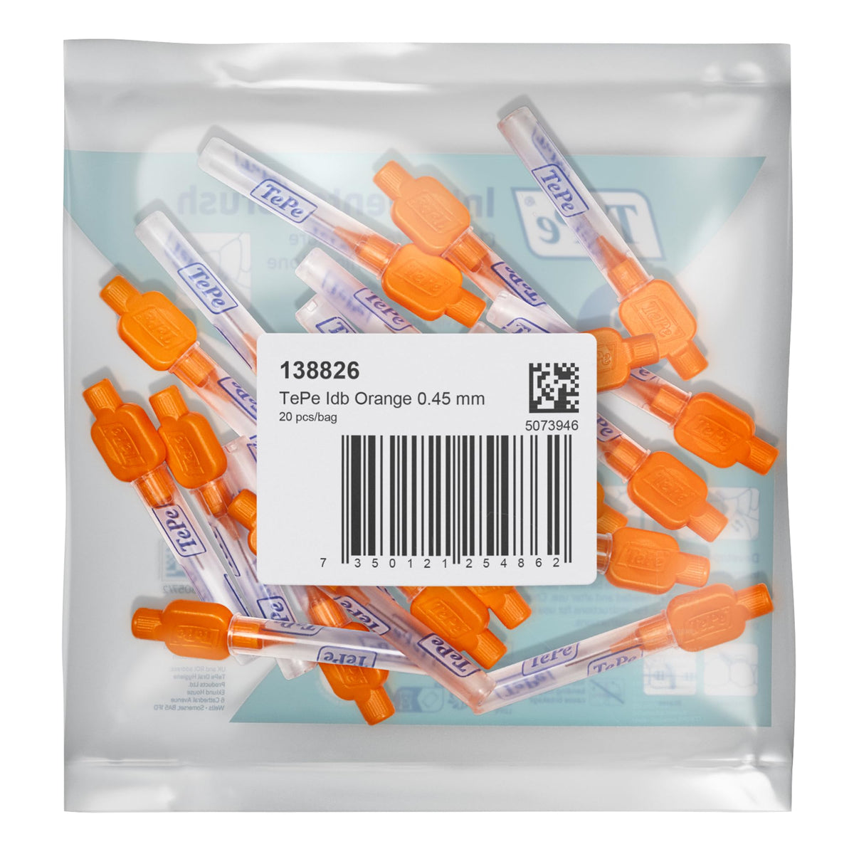 TePe Interdental Brush, Original, Yellow, 0.7mm/ISO 4, 8pcs