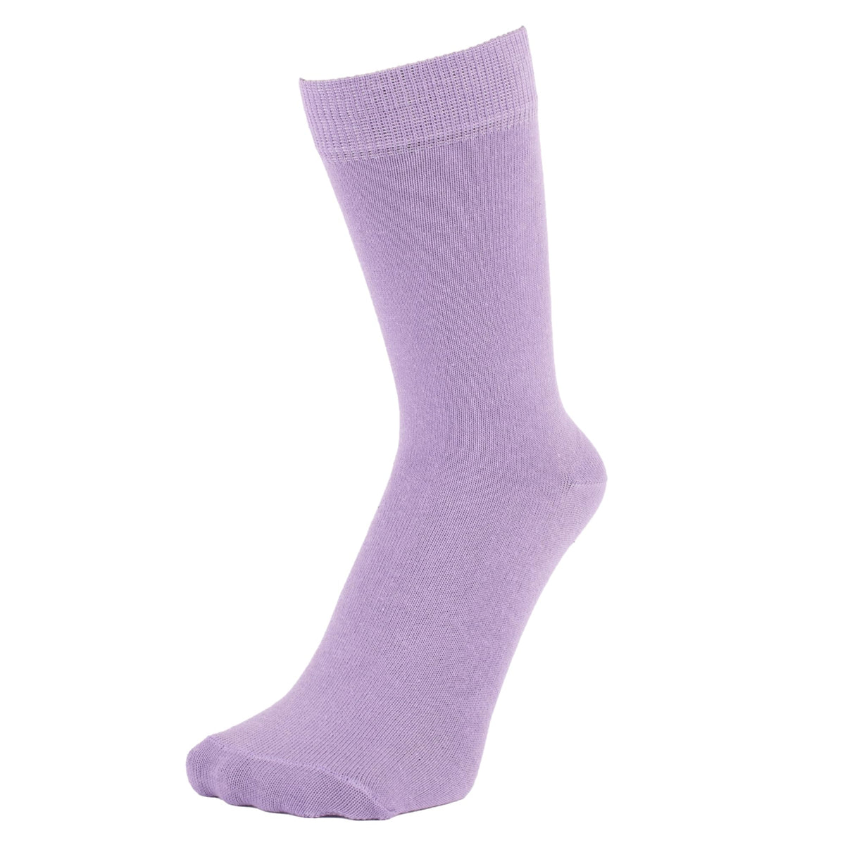 ZAKIRA Combed Cotton Dress Socks, Crew Socks