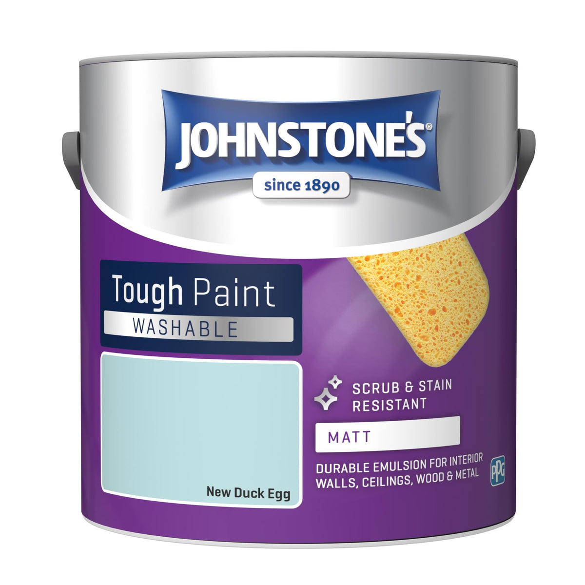 Johnstone's - Washable Matt Wall & Ceiling Paint - Rosebud - 2.5L