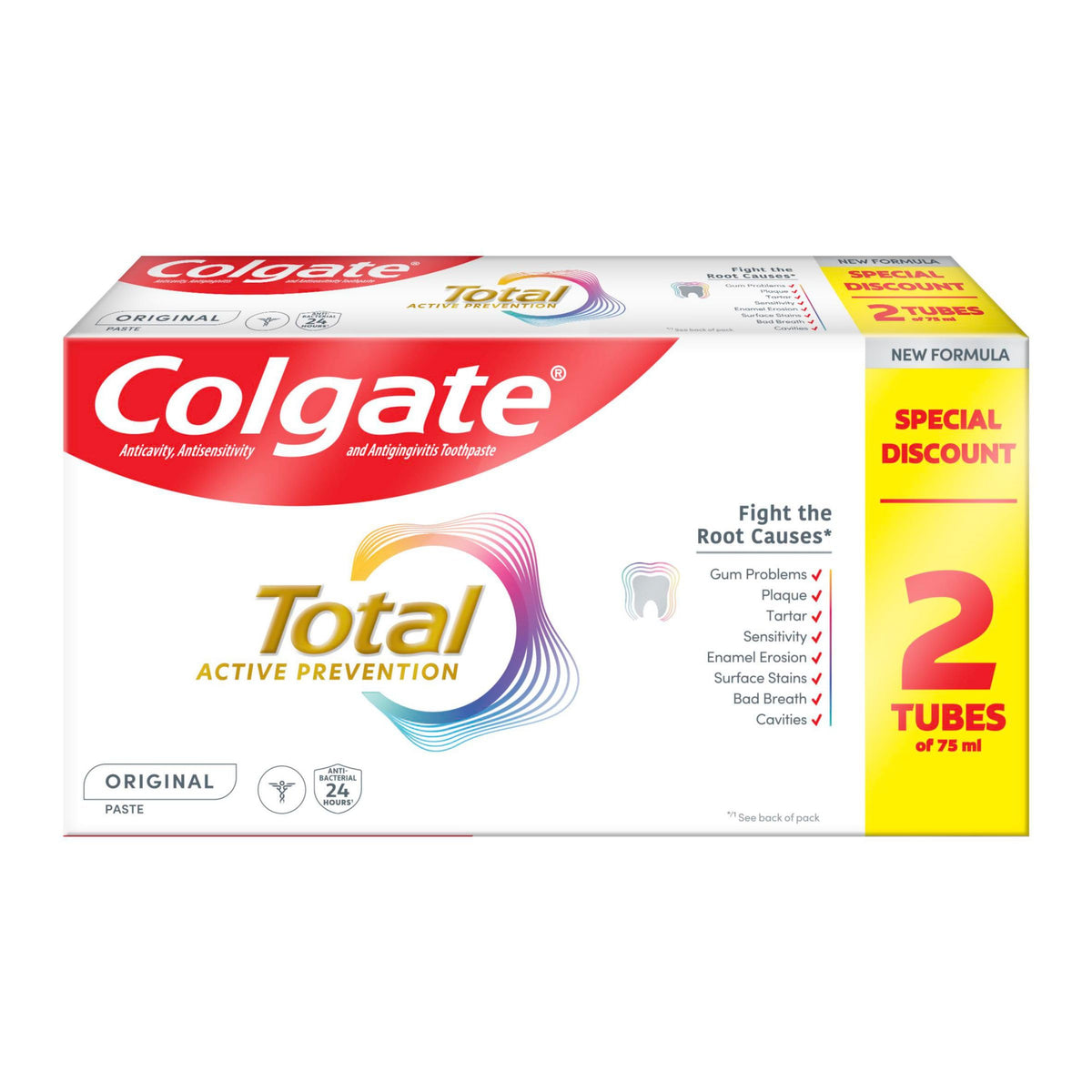 Colgate Total Active Fresh Toothpaste 75ml