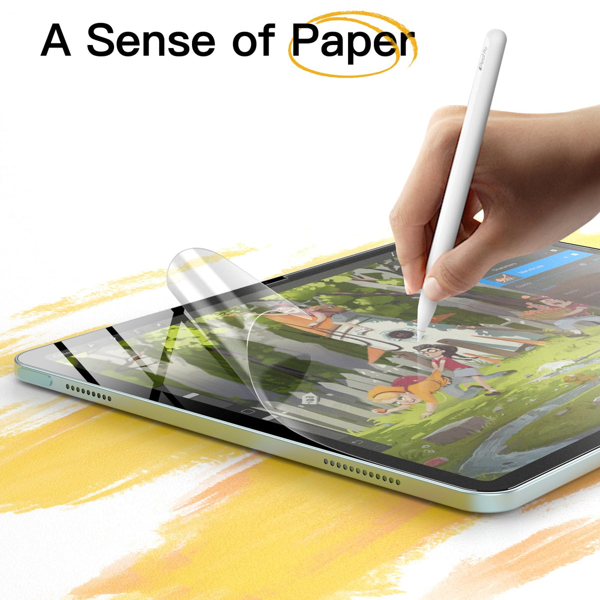 JETech Paper Matte Screen Protector for iPad (A16) 11th/10th Gen, 1-Pack