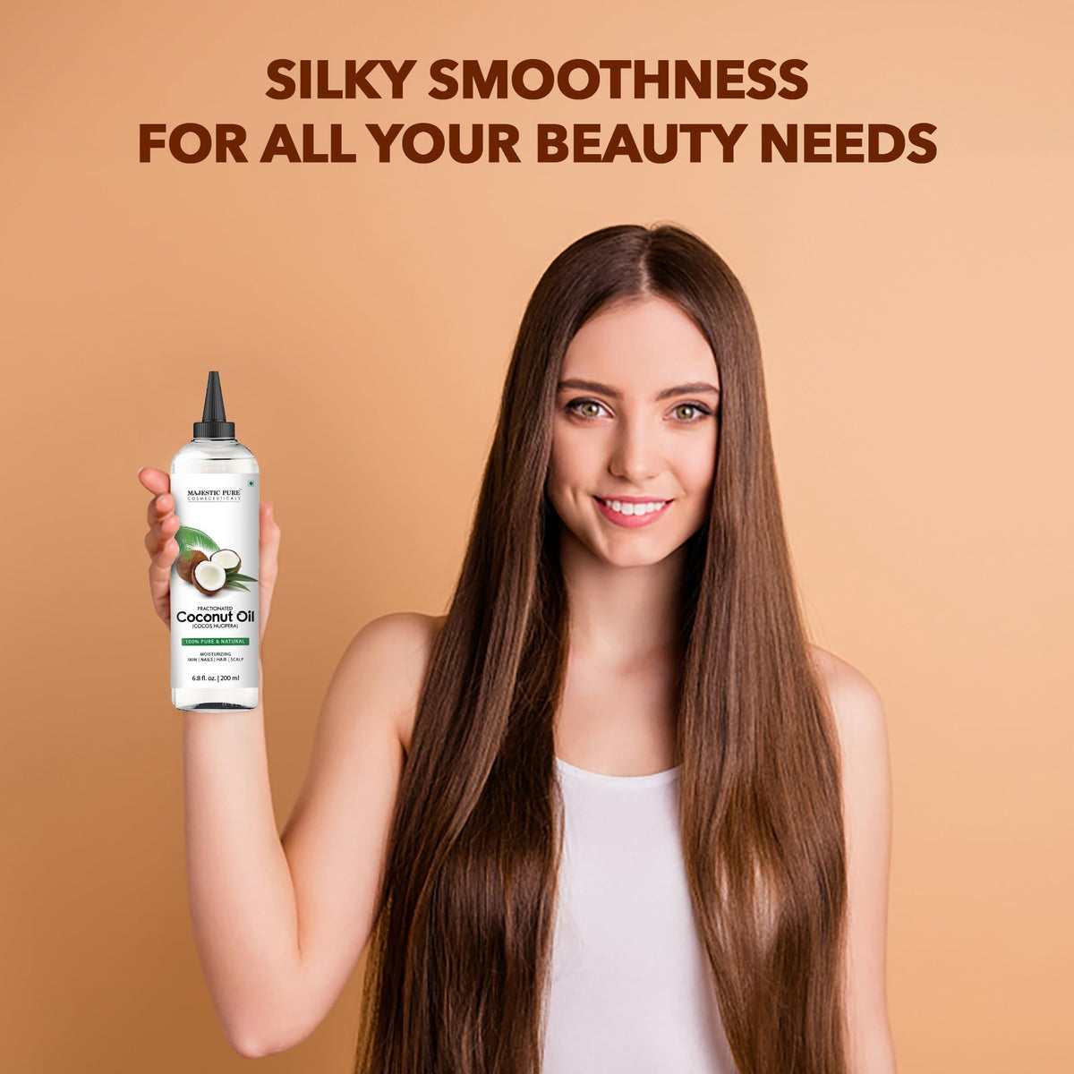 Majestic Pure Vitamin E Oil 100% Pure and Natural Oil - 236 ml