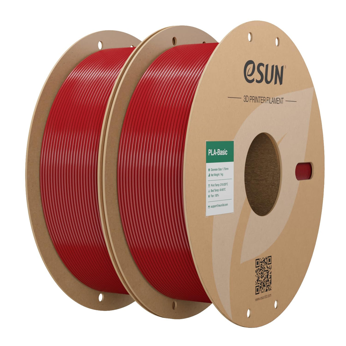 eSUN PLA Filament 1.75mm, PLA Basic Dimensional Accuracy +/- 0.05mm, 1KG Spool (2.2 LBS) Speedy Filament for 3D Printers,Black