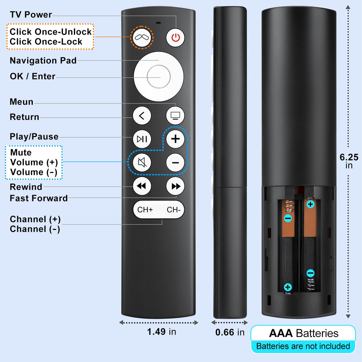 Universal-for-Samsung-Smart-TV-Remote, for Samsung Curved Qled Frame 4K TV