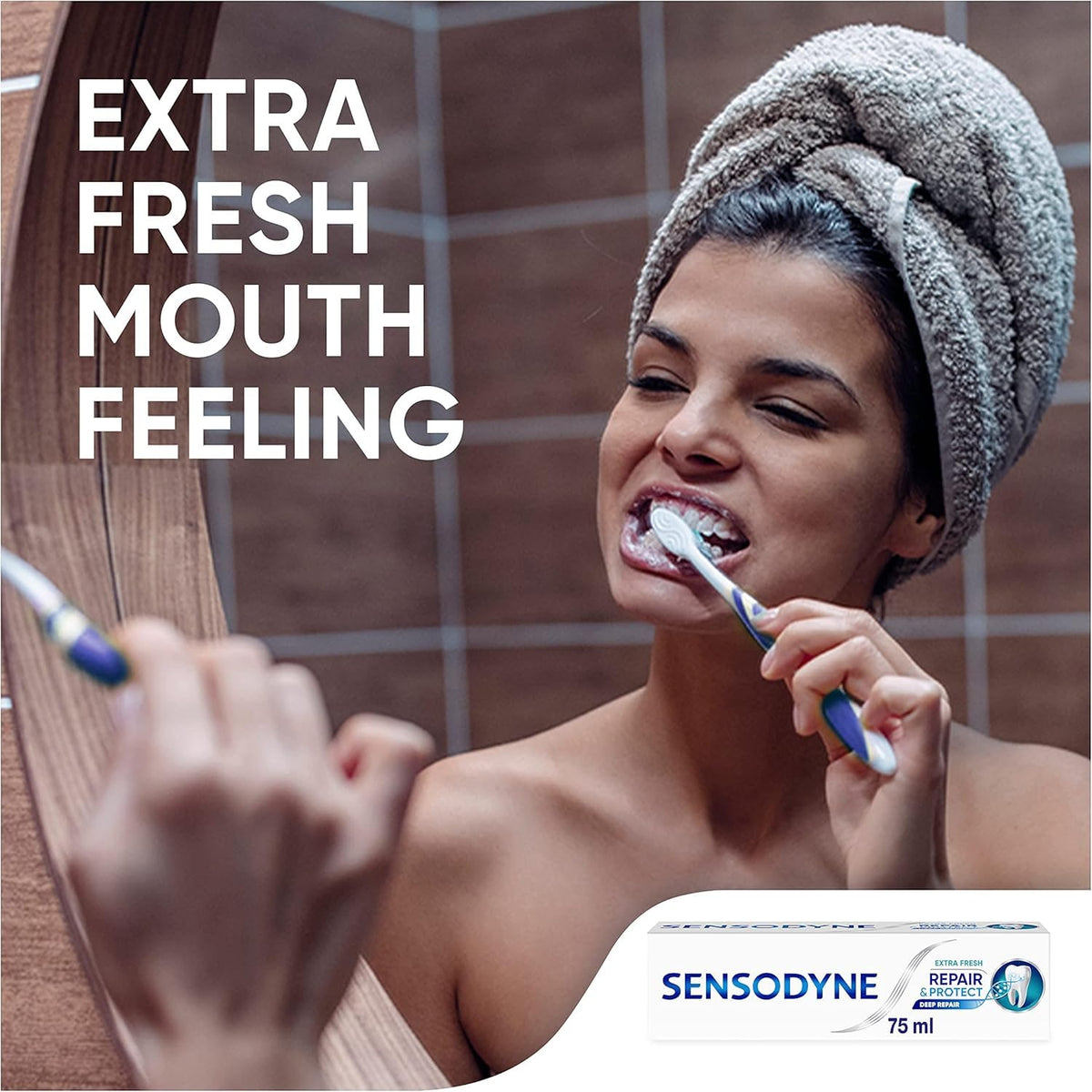 Sensodyne Repair & Protect Original Toothpaste, Sensitive Teeth, Mint, 75 ml