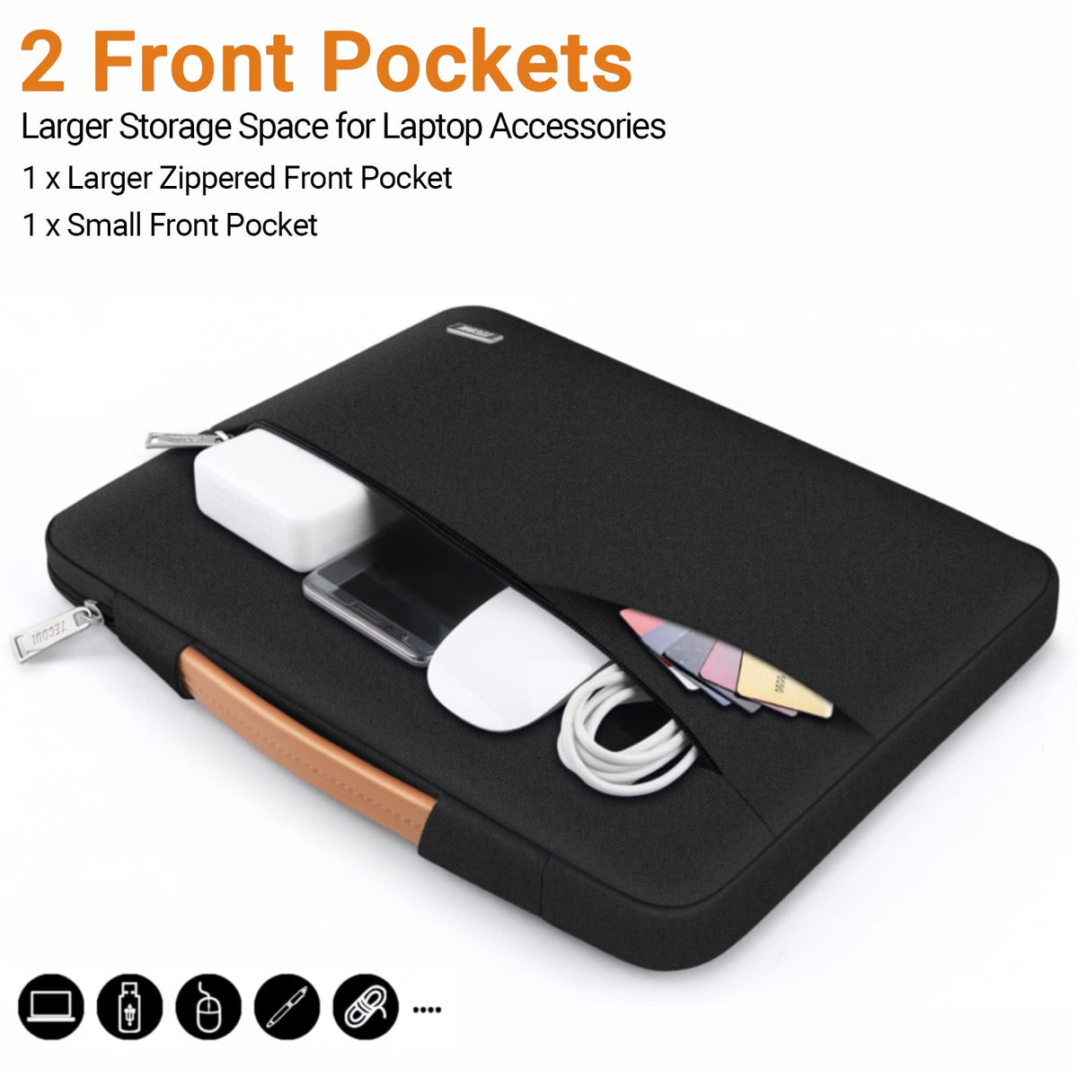 TECOOL 13.3 Inch Laptop Sleeve Protective Case for MacBook Air Neo 13