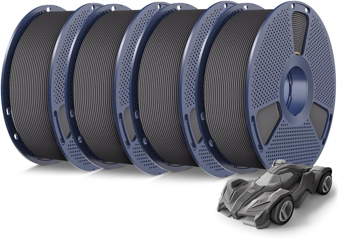 SUNLU Rapid PETG 3D Filament 1.75mm, High Speed 30-600mm/s, 1KG Blue
