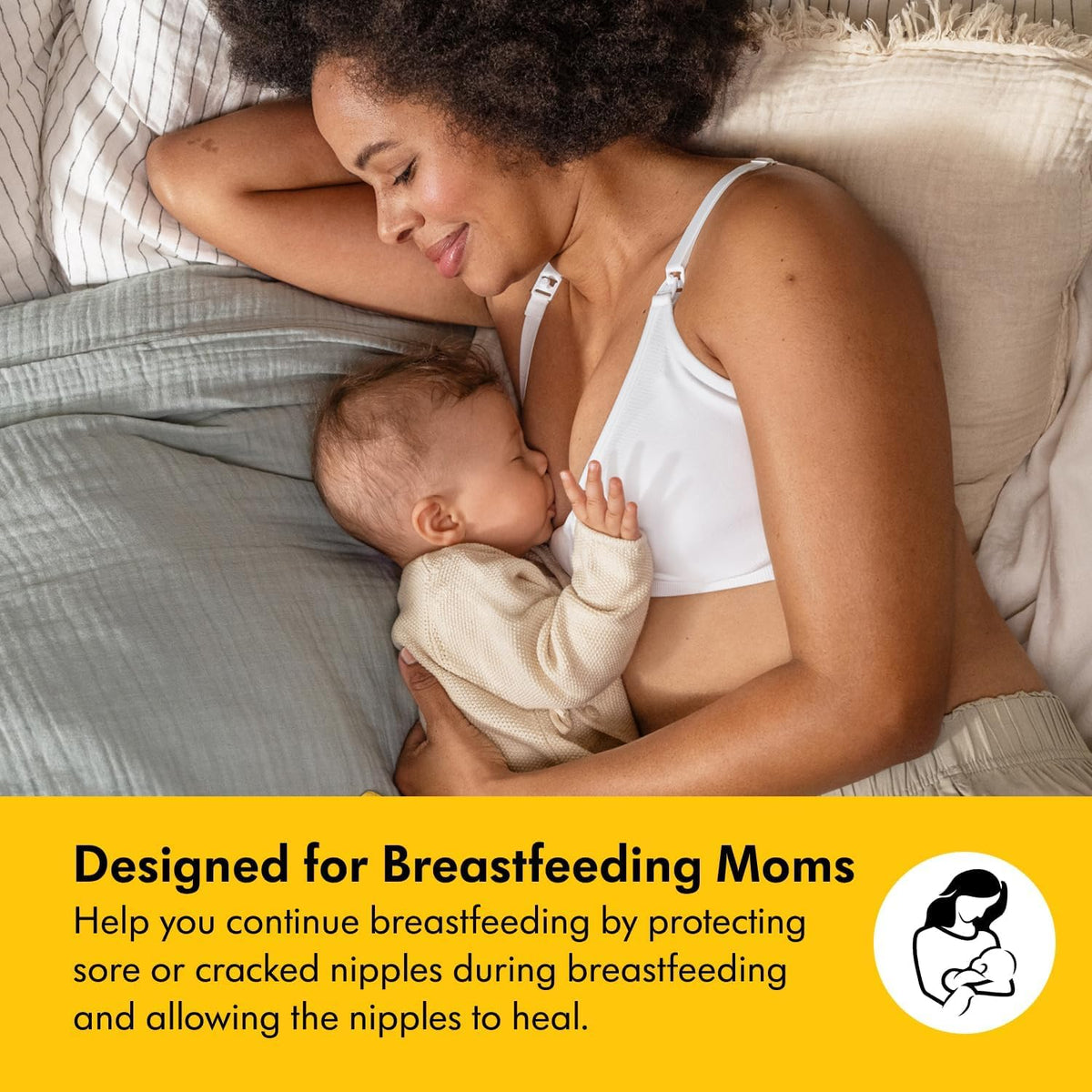 Medela Silicone Contact Nipple Shields, Soft Ultra-Thin Design, Made Without BPA, 1 Pack of 2 Shields (16 mm) and Case