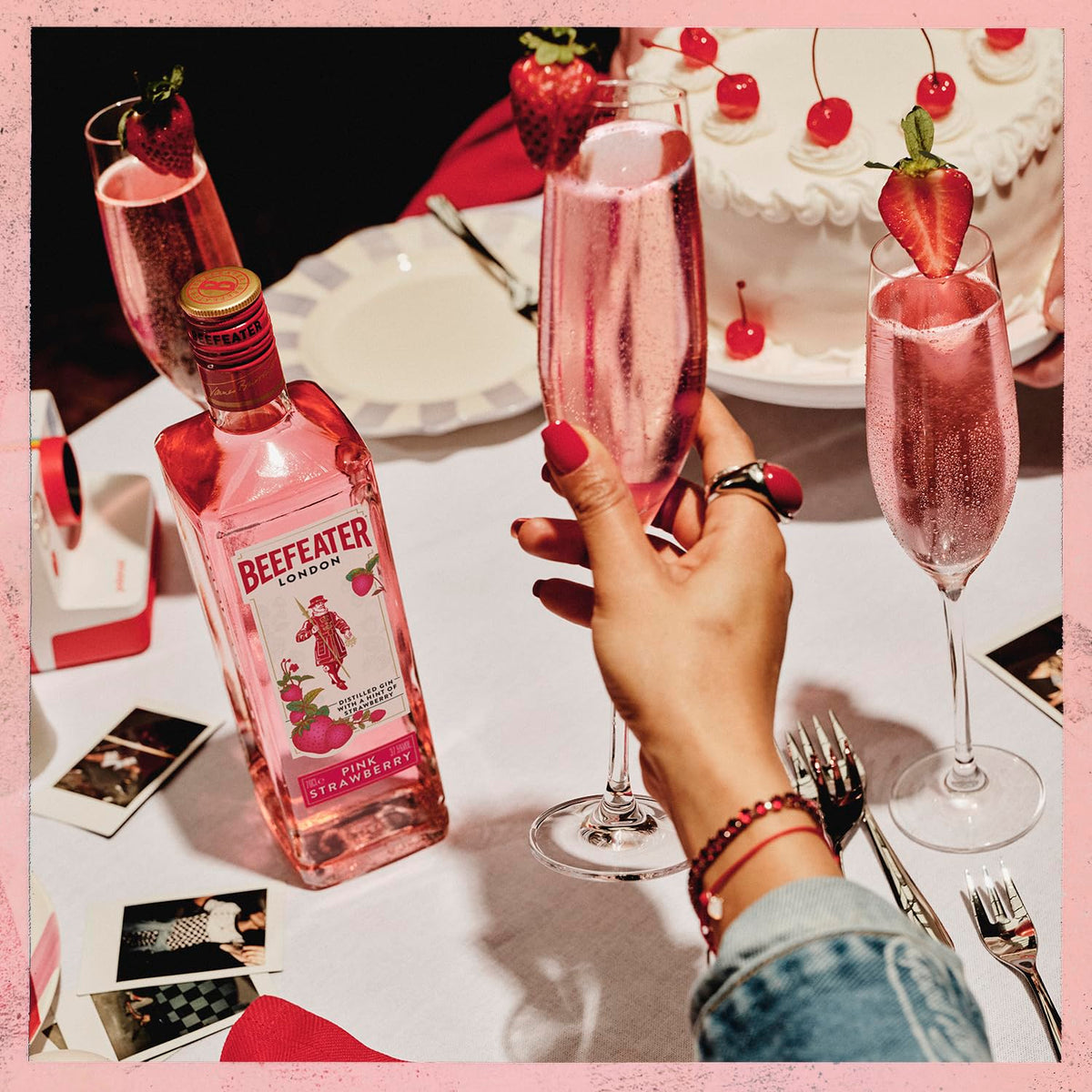 Beefeater Pink Strawberry Flavoured Gin, 37.5% ABV, 70 cl