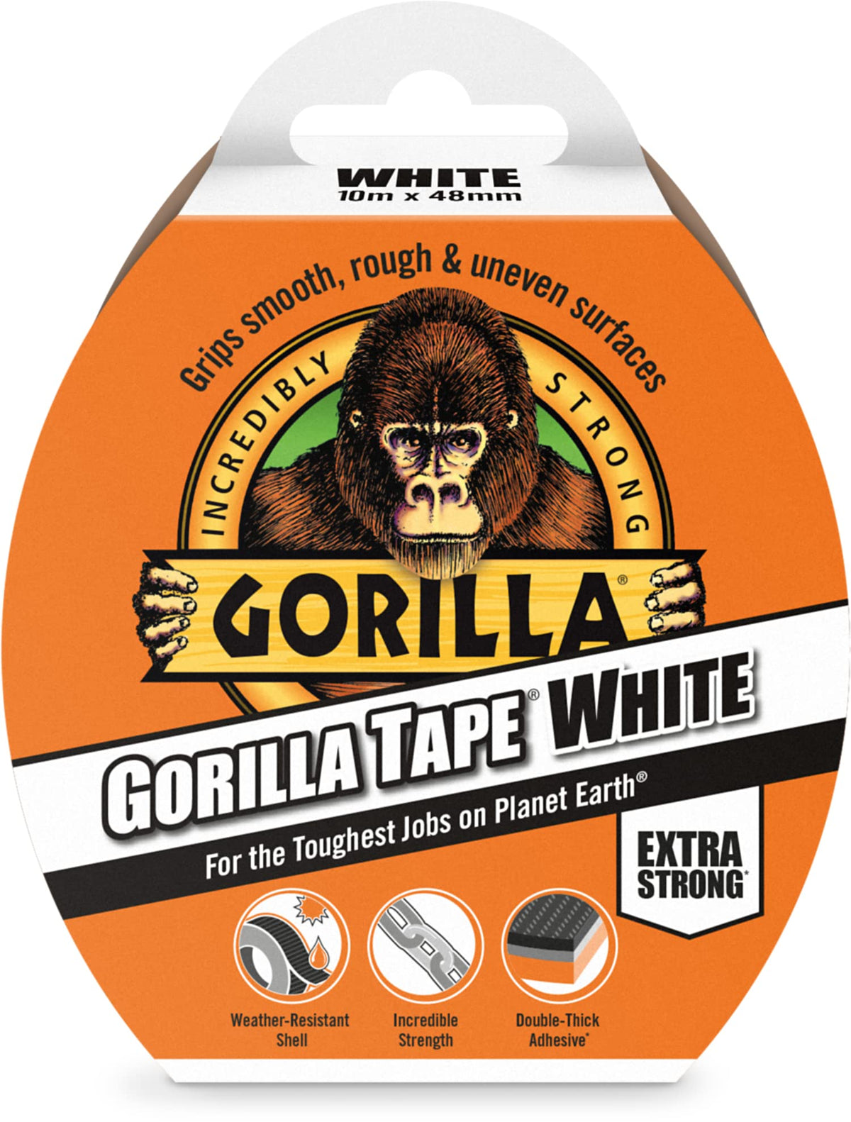 Gorilla GOR3049001 Tape Duct Tape Black 48mm x 11m