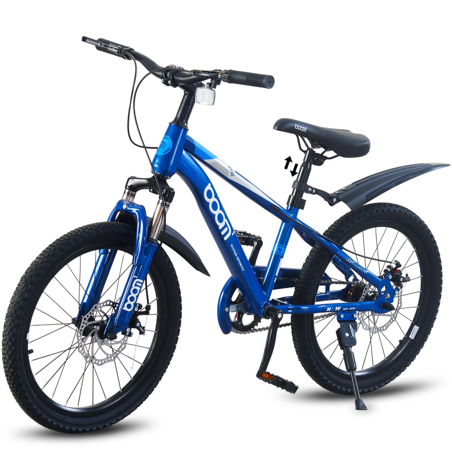 LSBIKE Kids Mountain Bike with Front Suspension & Disc Brakes — 18"/20"/22" | Ages 5-13