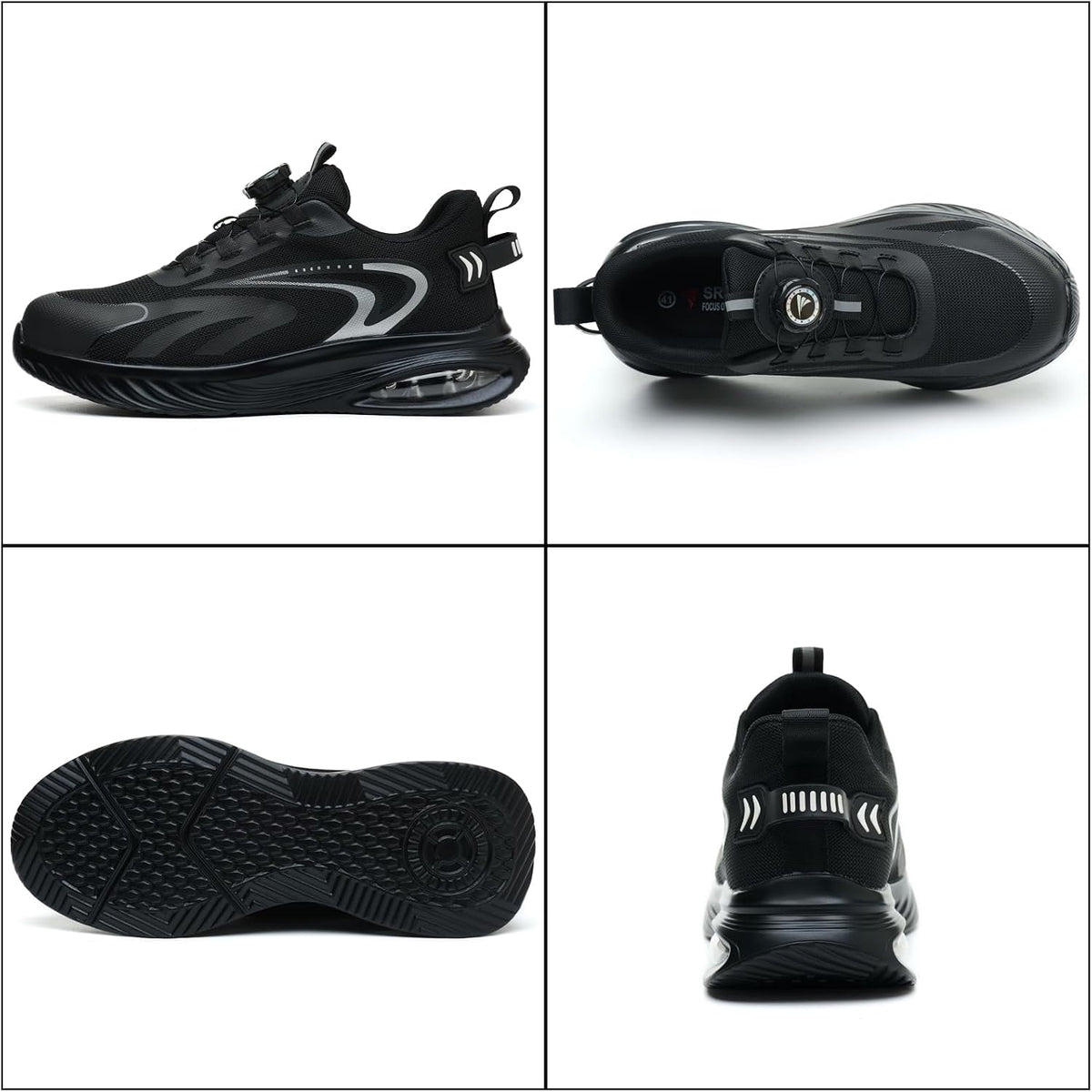 Steel Toe Cap Trainers Mens Work Safety Trainers Womens Lightweight Safety Shoes Cushioning Comfortable Breathable Non Slip