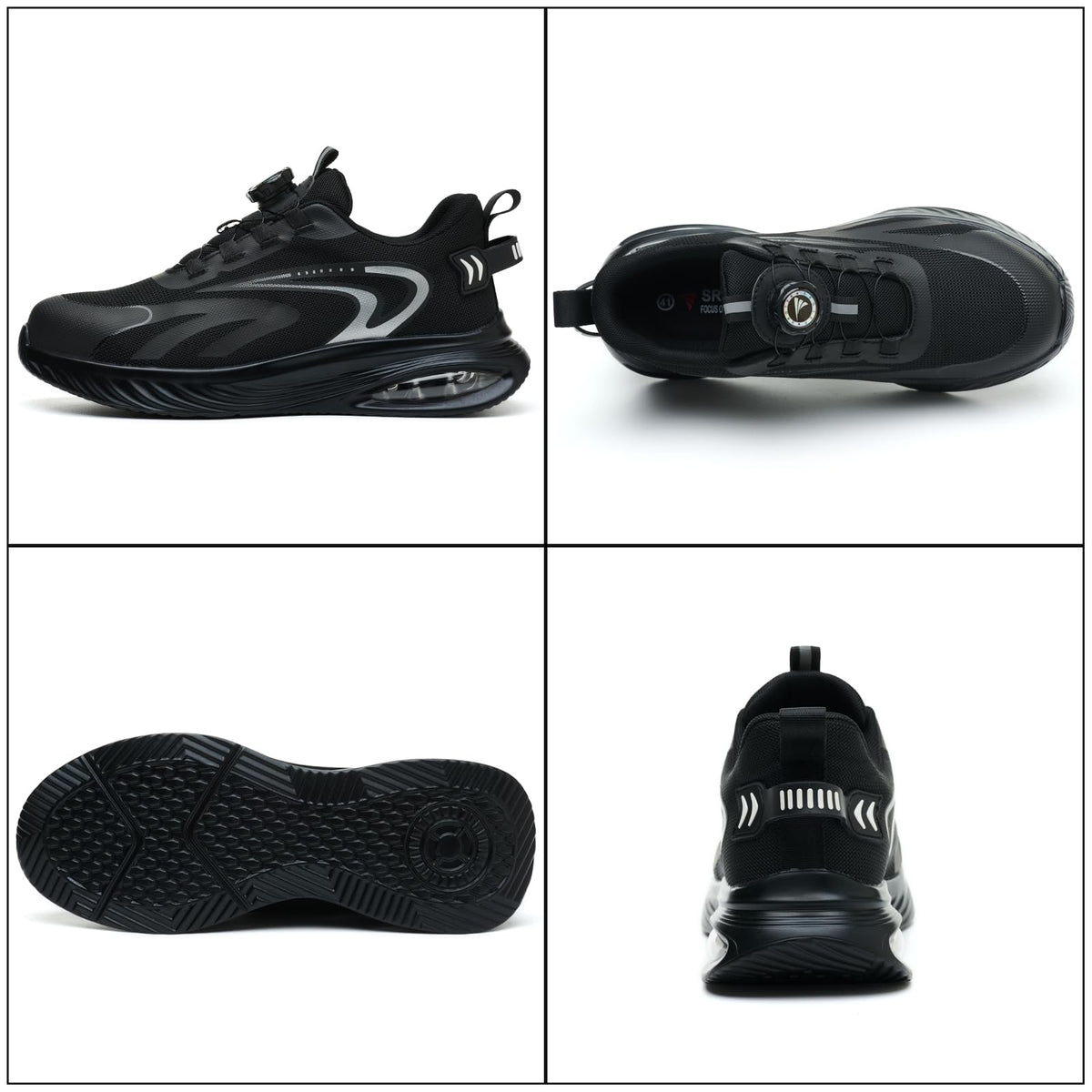 Steel Toe Cap Trainers Mens Work Safety Trainers Womens Lightweight Safety Shoes Cushioning Comfortable Breathable Non Slip