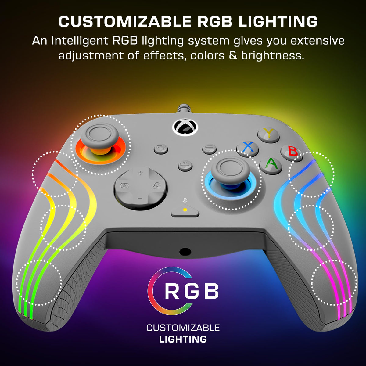 Turtle Beach Afterglow Wave Wired RGB Gaming Controller for XBOX & PC