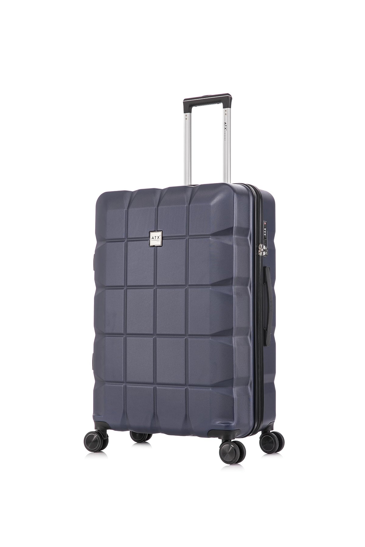 ATX 28 Inch Suitcase Large 110L – Lightweight Hard Shell Checked Luggage, 4 Wheels, TSA Lock, 30KG Capacity, Black