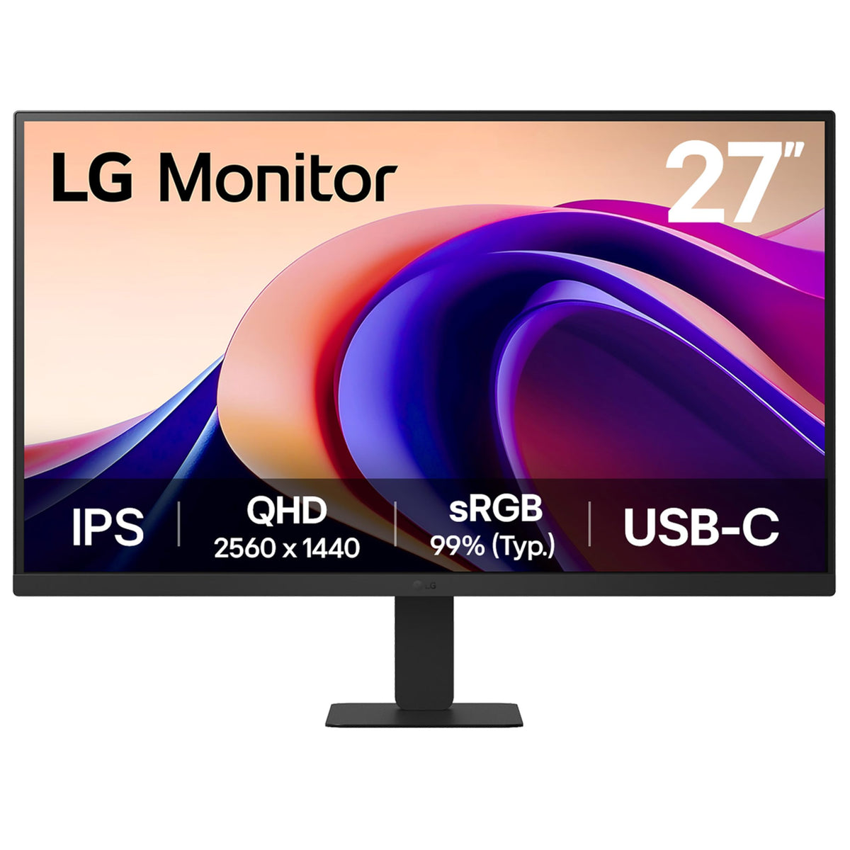 LG Monitor 24U411B-B 24 inch FHD 144Hz IPS Desktop Display, Black