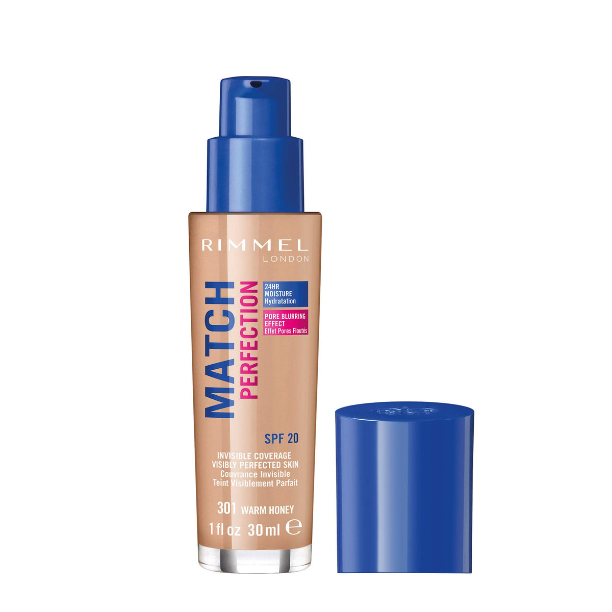 Rimmel London Match Perfection Foundation SPF20, 200 Soft Beige