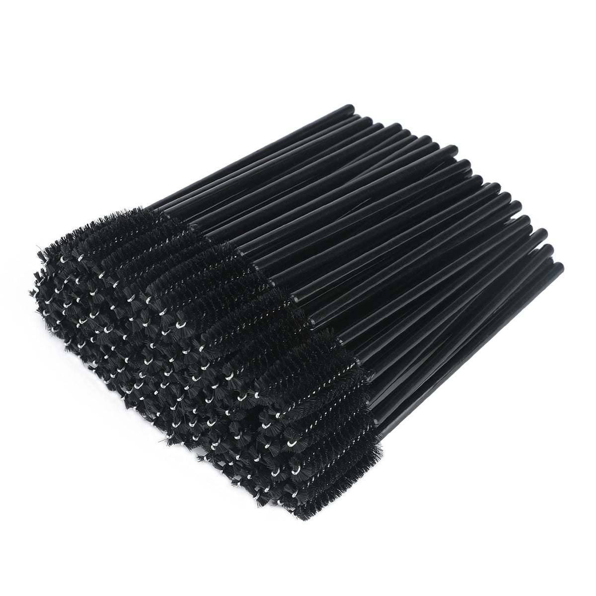 G2PLUS 100 PCS Black Disposable Eyelash Brushes Spoolies: