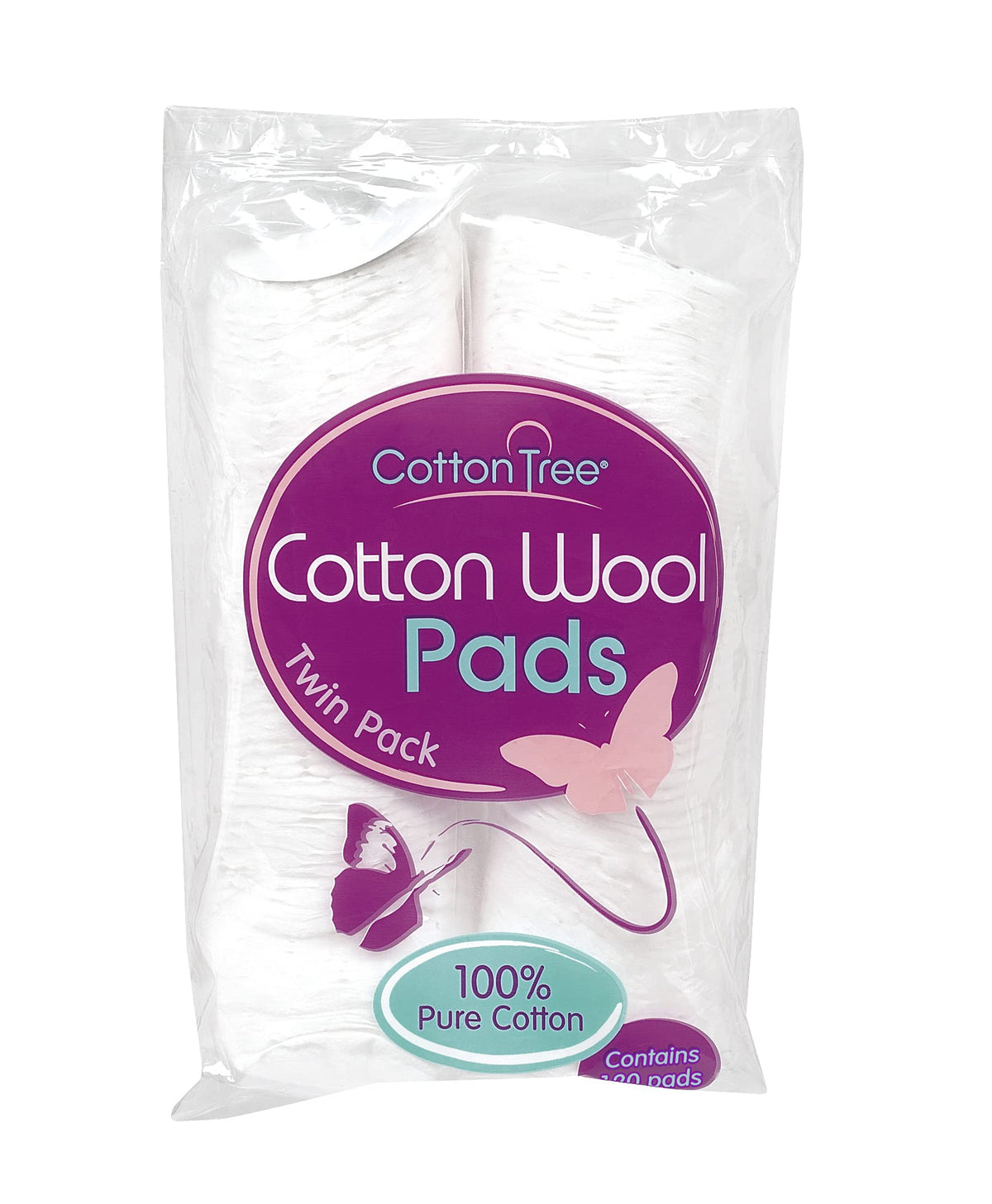 COTTON TREE 100% Pure Cotton, Super Soft, Pack of 200