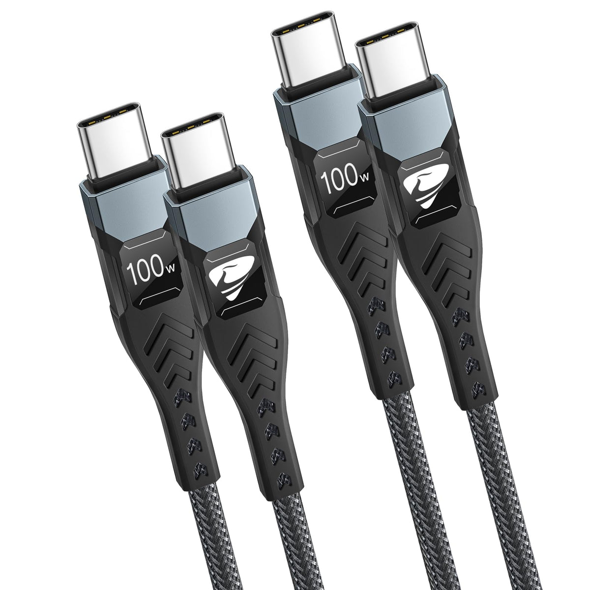 USB C to USB C, 100W 5A Fast Charging Cable [2Pack/2M] USB Type C Charger Fast Charge Lead Usbc to Usbc Cable for iPhone 15 16 17 Pro Max Plus iPad Pro MacBook Samsung Galaxy S23 S22 S24 S25 Ultra etc