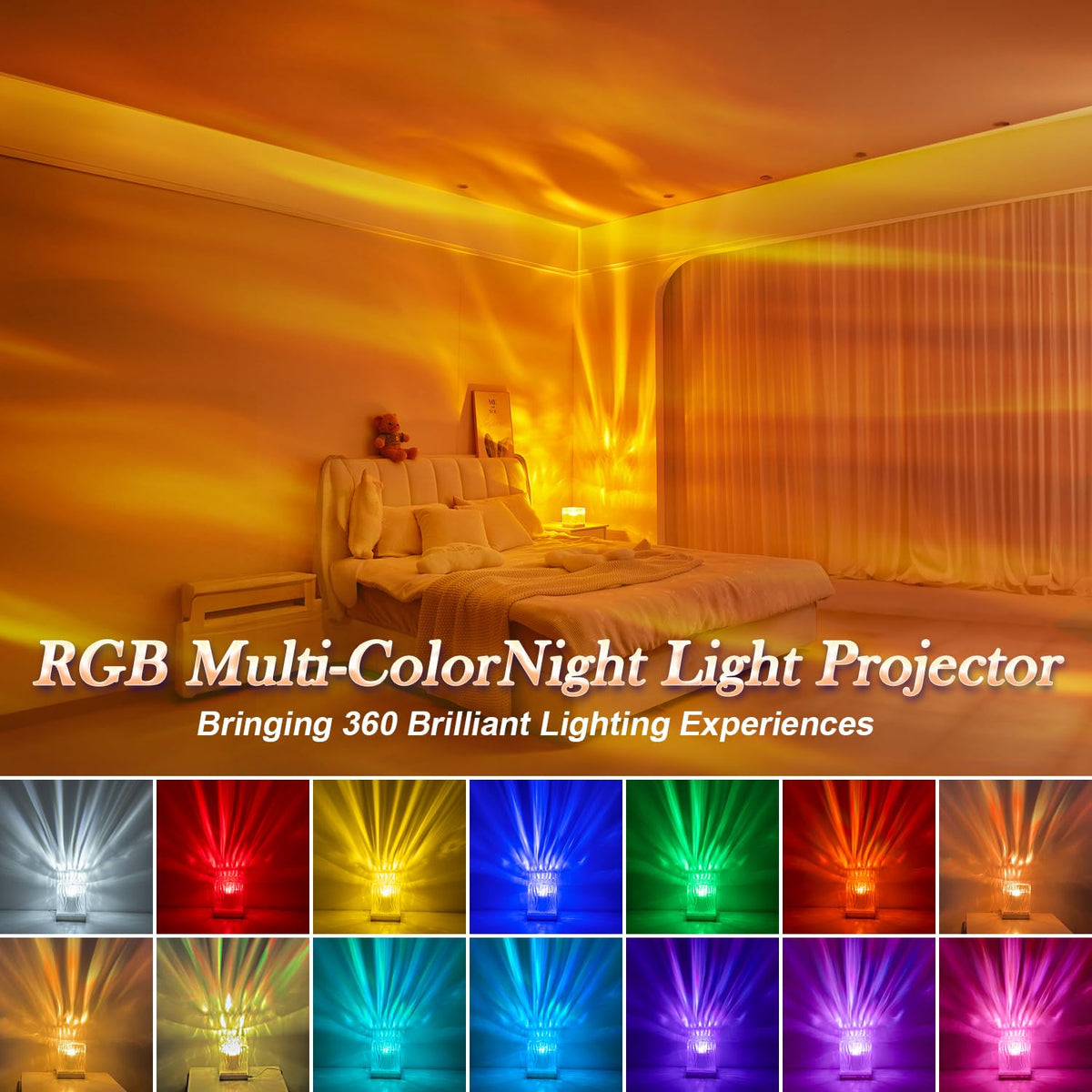 FELITE Northern Lights Projector Sensory Lights Birthday Gifts for Women