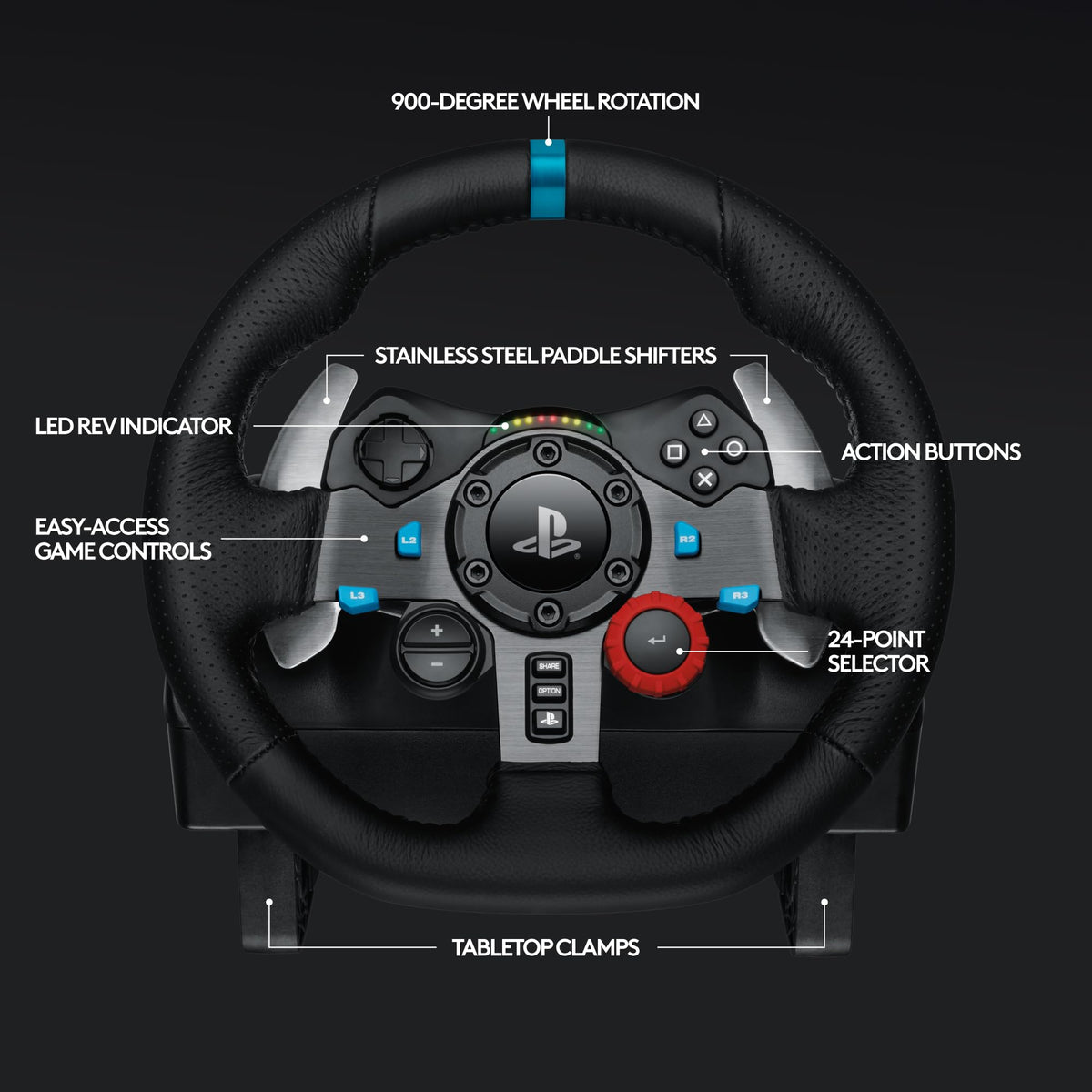 Logitech G G29 SE Driving Force Sim Racing Wheel & Pedals & Shifter PS5/PC