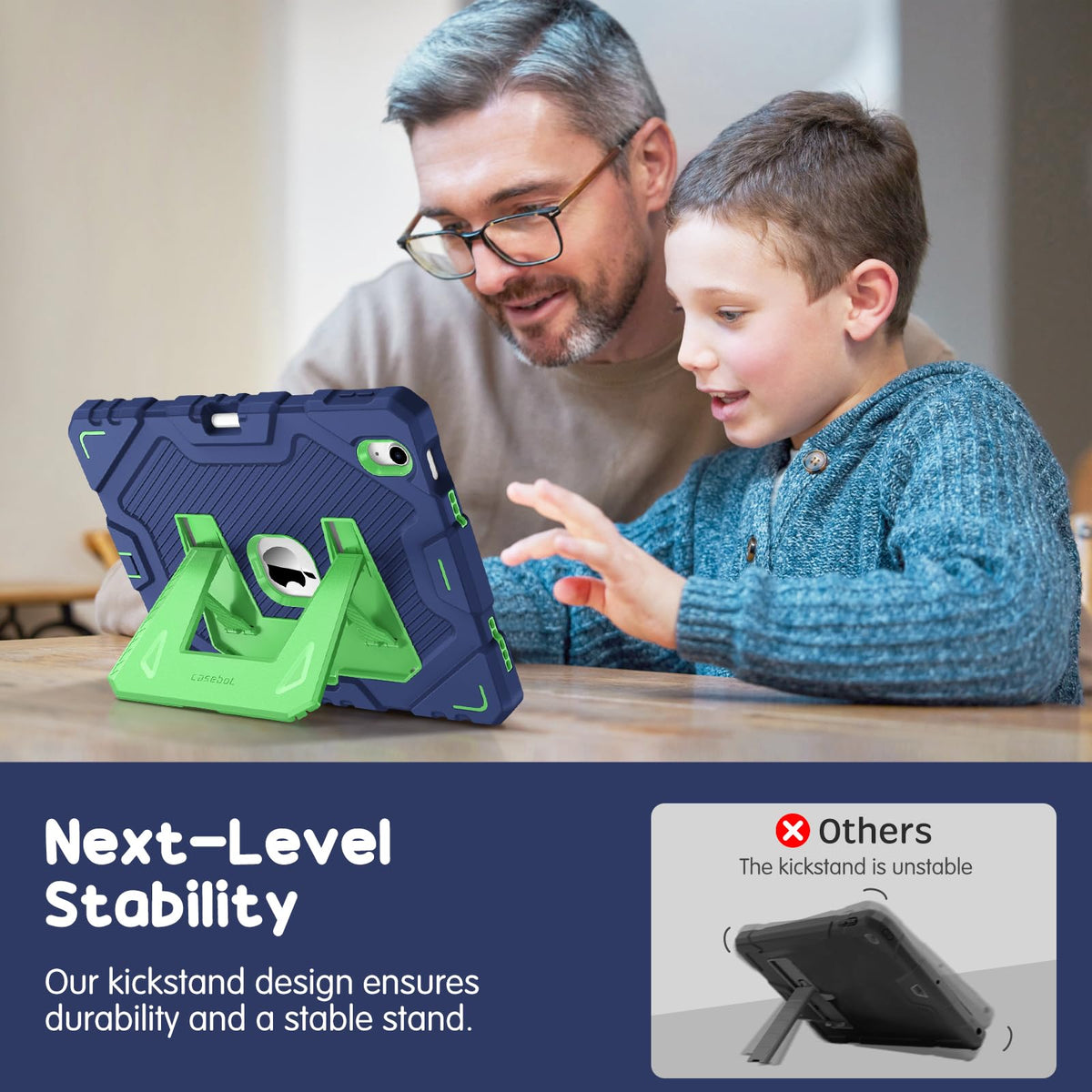 FINTIE Kid-Friendly Case for iPad (A16) 11th Gen 11 Inch, iPad 10th Gen