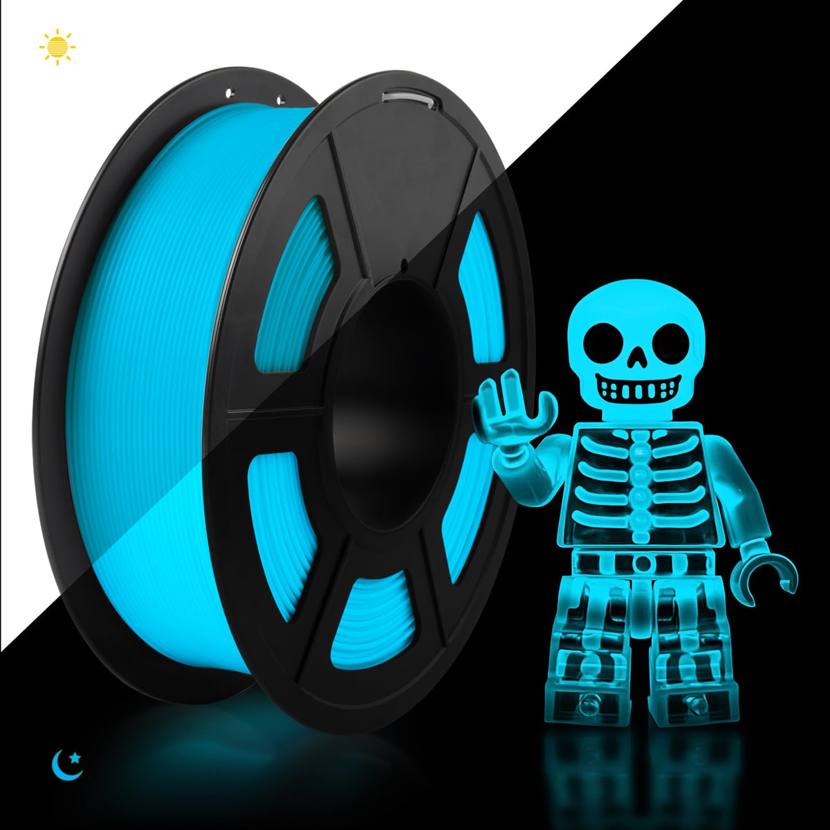 TECBEARS PETG Filament 1.75mm Black 1KG, High Strength & Toughness
