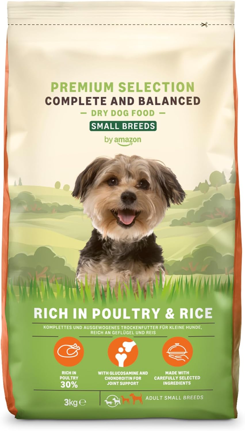by Amazon Complete Dry Dog Food Rich in Chicken & Rice 3kg