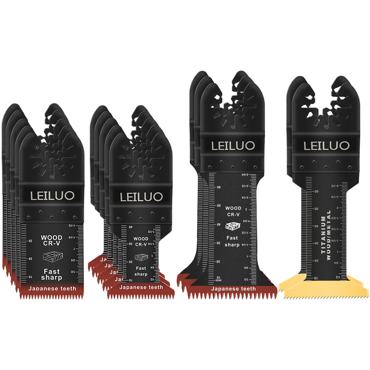 LEILUO 6Pcs Multitool Hook Blade, Multi Tool Hook Knife Blade Set