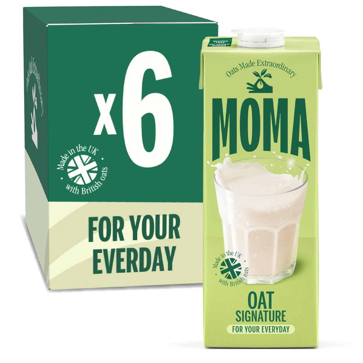 MOMA Pistachio Oat Drink • 1L • No Added Sugar • Vegan, Nut Free & GF