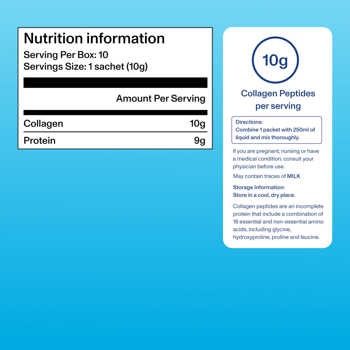 Vital Proteins Collagen Peptides Powder, Cocoa Flavor, Type I & III, 297g