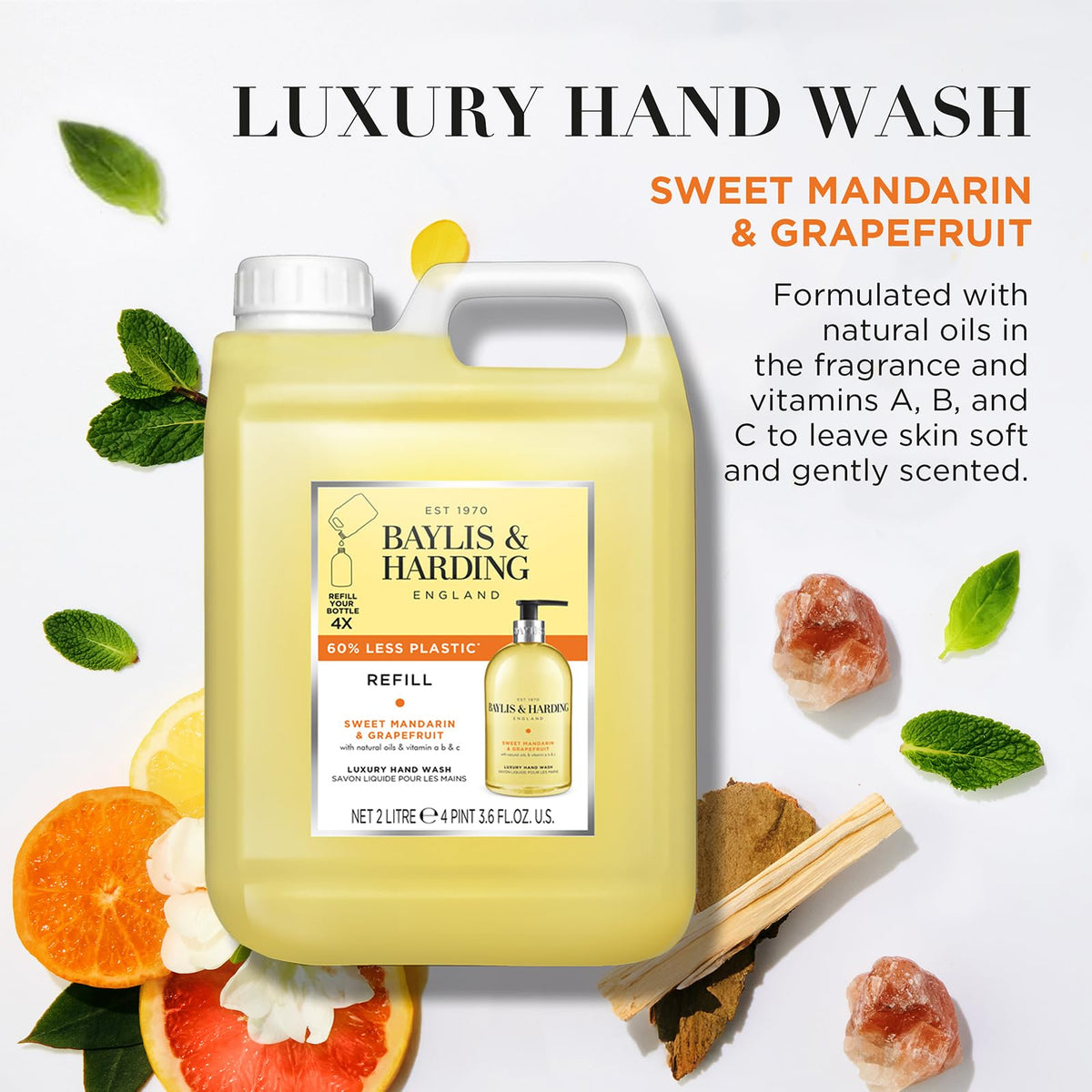 Baylis & Harding Signature Luxury Hand Wash 500ml 3 pack