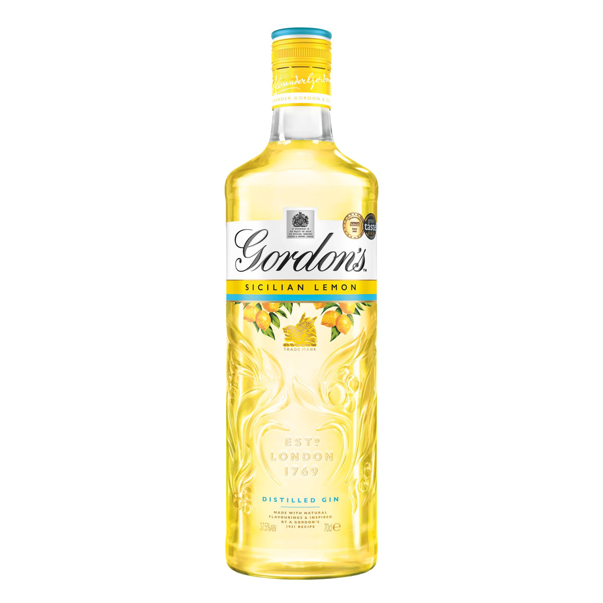 Gordon’s Special Dry London Gin | 37.5% vol | 1L | Award-Winning | Triple-Distilled London Dry Gin | Clean Juniper-Dominant Taste | Handpicked Gin Botanicals