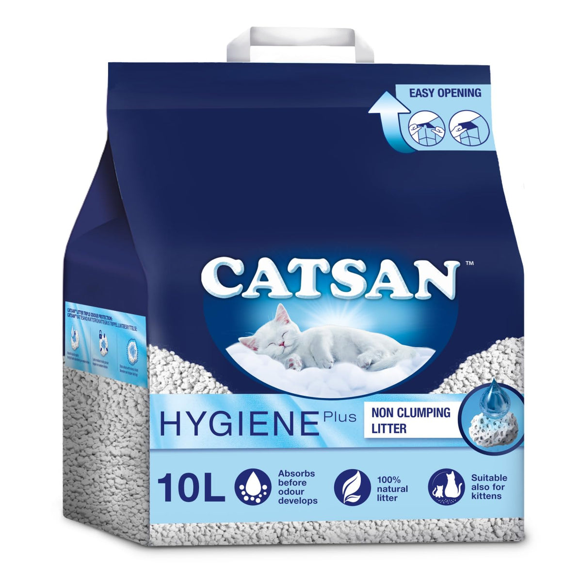 Catsan Hygiene Non-Clumping Cat Litter, 2 Packs (2 x 20L)