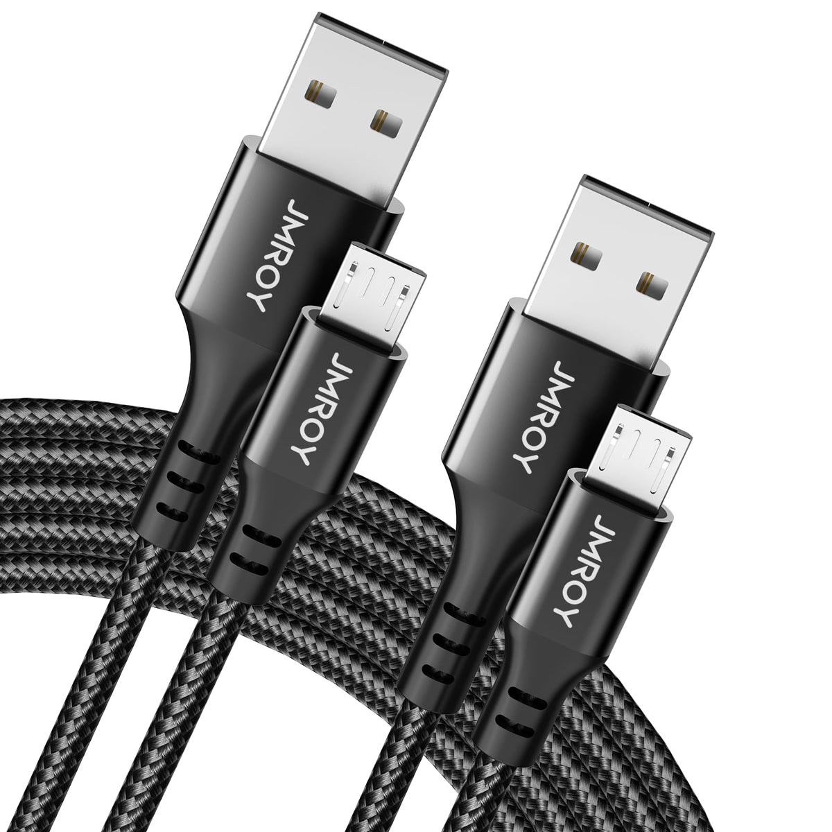 Micro USB Cable 2M 2PACK Android Charger Cable Fast Charging Cable Nylon Micro USB Charger cable Samsung Galaxy S7 Edge S6 S5 J7 J5 J6 J3 Note A6 A10,Sony,LG,Kindle,Xbox,PS4,Tablets,Nexus,Sony